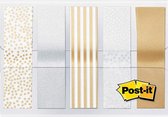 Post-it Index, Metallic Collection, ft 11,9 mm x 43,2mm, 5 x 20 stuks