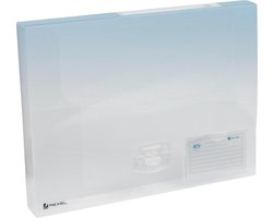 Rexel elastobox Ice dos transparent de 4 cm