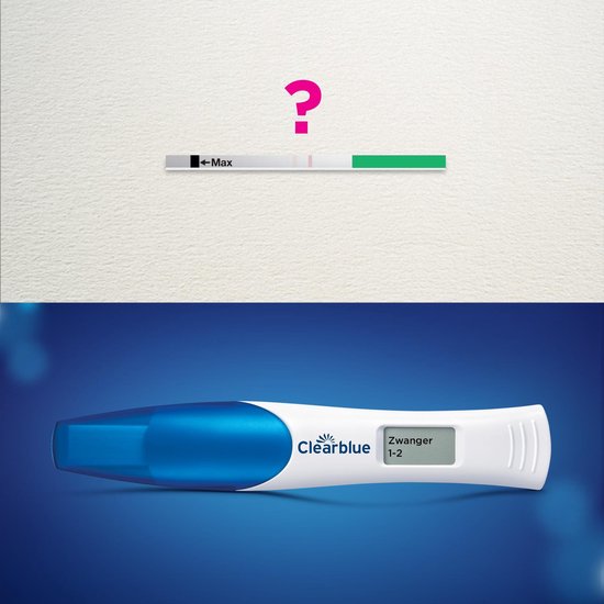 Clearblue zwangerschapstest digitaal met wekenindicator - 2 digitale testen