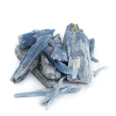 Ruwe Blauwe Kyaniet Edelsteen Stukjes – 100 gram