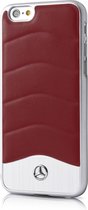 Rood hoesje van Mercedes-Benz - Backcover - Classic - Leer - iPhone 6-6S - Modern
