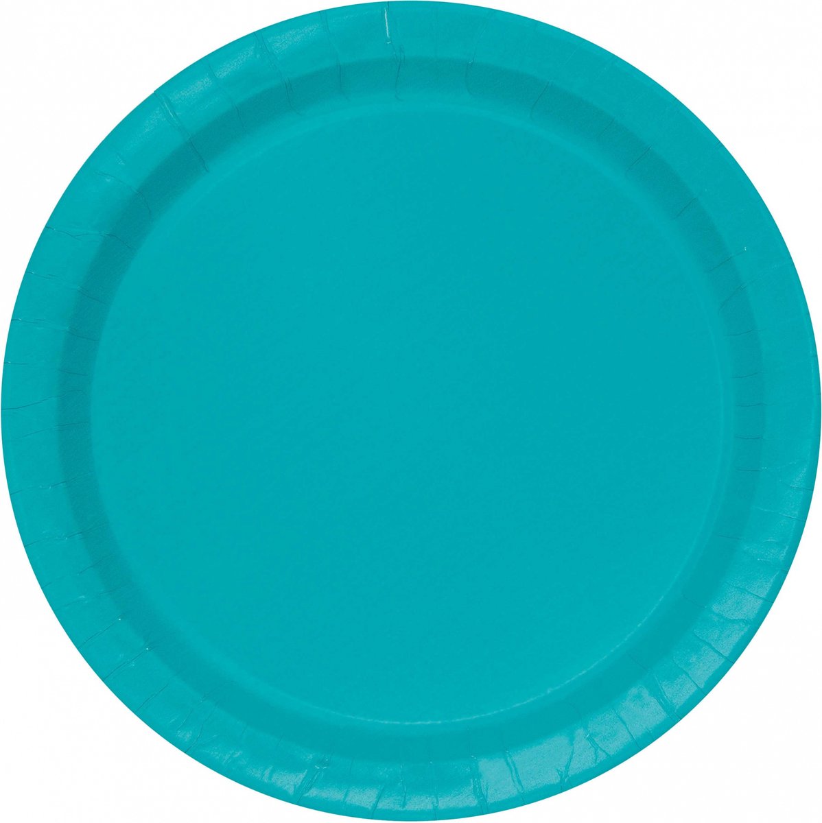 Unique Feestborden Turquoise 22,8 Cm 8 Stuks