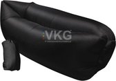Opvouwbaar luchtbed Luchtbed- Air lounger -Zwart -XXL