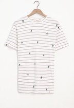 Sissy-Boy - Gestreept T-shirt met all over kreeft embroidery