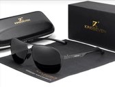 Kingseven - Heren zonnebril - Gepolariseerd - Biker & Black
