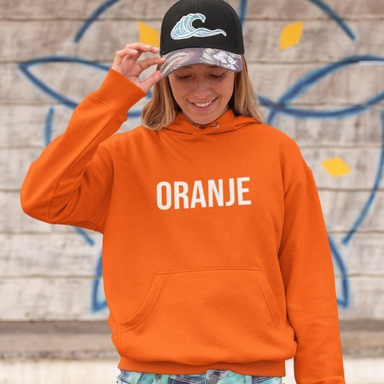 straal Onleesbaar solidariteit Oranje EK WK Koningsdag Hoodie met tekst Oranje (MAAT 4XL - UNISEKS FIT) |  Oranje... | bol.com