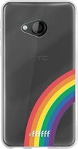 6F hoesje - geschikt voor HTC U Play -  Transparant TPU Case - #LGBT - Rainbow #ffffff