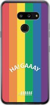 LG G8 ThinQ Hoesje Transparant TPU Case - #LGBT - Ha! Gaaay #ffffff