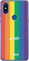 6F hoesje - geschikt voor Xiaomi Mi Mix 3 -  Transparant TPU Case - #LGBT - #LGBT #ffffff