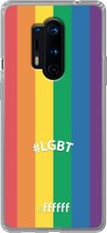 6F hoesje - geschikt voor OnePlus 8 Pro -  Transparant TPU Case - #LGBT - #LGBT #ffffff