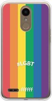 LG K10 (2018) Hoesje Transparant TPU Case - #LGBT - #LGBT #ffffff