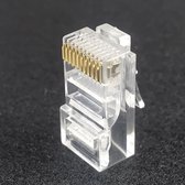 RJ45 CAT5e UTP Stekker - CAT6 Connector - Ethernet Connector -Kabel Aansluiting Stekker voor Netwerk Kabel