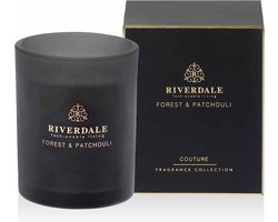 Boutique Geurkaars in pot Forest & Patchouli 10cm zwart