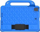 Voor iPad mini 6 Diamond Series EVA Anti-Fall Shockproof Sleeve Beschermhoes met houder en riem (blauw)