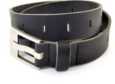 Kidzzbelts Jongenskinderriem Jeans 1684 - Zwart - 75 cm