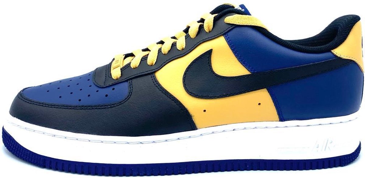 Nike Airforce 1 - Donkerblauw, Zwart, Beige - Maat 46 | bol.com