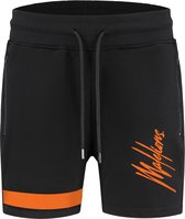 Malelions Junior Trackshort Pablo - Black/Orange - 14 | 164