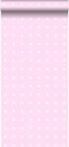 HD vliesbehang sterren roze - 136458 van ESTAhome