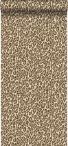 ESTAhome behang panterprint bruin - 139152 - 0.53 x 10.05 m