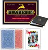 Afbeelding van het spelletje Platinum dubbeldeck Speelkaarten Regular index