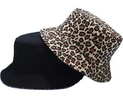 Hoed - Vissershoedje - Bucket Hat - Heren Dames - Panterprint - Panter - Luipaard - Zonnehoed