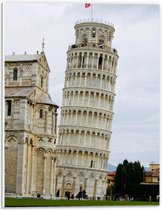 Forex - Toren van Pisa - 30x40cm Foto op Forex