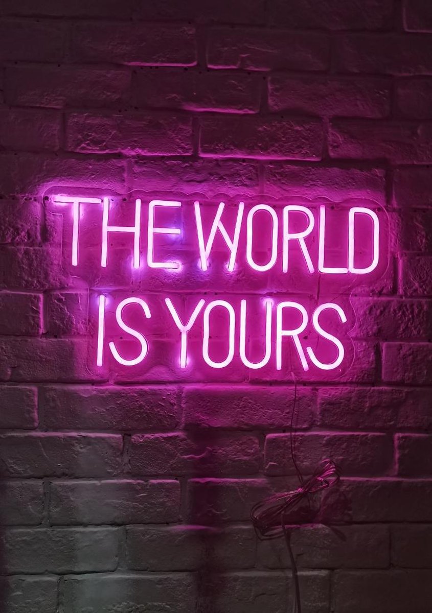 OHNO Woonaccessoires Neon Sign - Yours - Neon Verlichting - Tekst