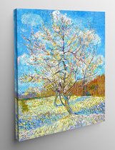 Canvas De perzikboom - Vincent van Gogh - 50x70cm