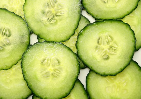 Dibond - Alimentation / Alimentation - légumes en vert/jaune - 50 x 75 cm.