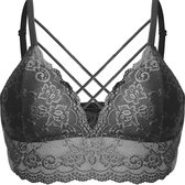Fine woman topje cup B/C maat 40-42 zwart