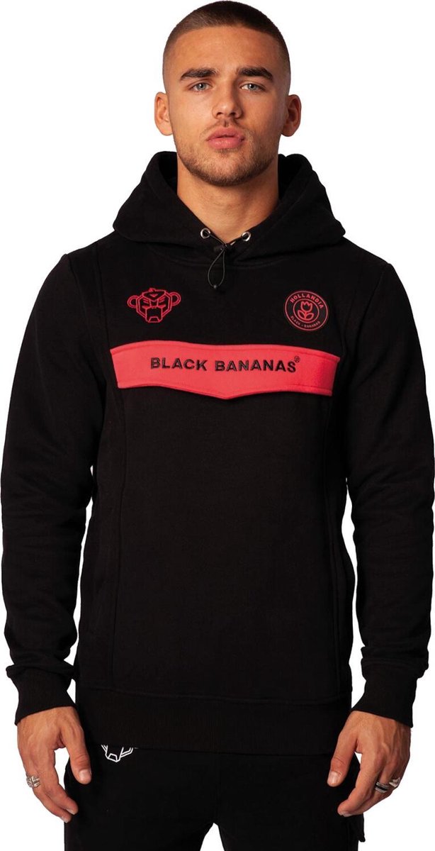 Black Bananas Anorak Neon Hoody XS Zwart Roze bol