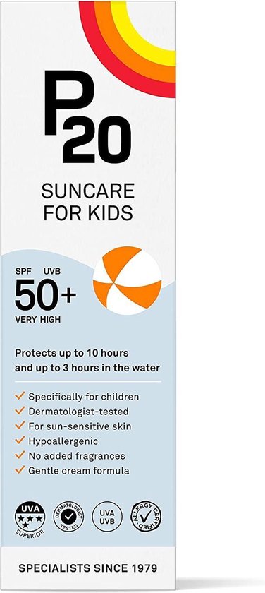 P20 KIDS SPF 50+ - 100ml - Crème solaire | bol.com