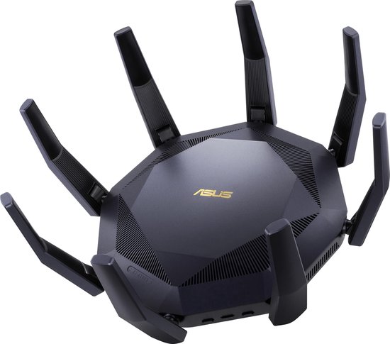 ASUS RT-AX89X - Gaming extendable router - 4G / 5G Router vervanger - WiFi 6 - AX6000 - 10G port