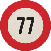 Bierviltjes 77 jaar | Bierviltjes 20 stuks | Bierviltjes verjaardag| Bierviltjes gefeliciteerd