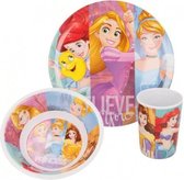 Princess servies - 3 delig - Prinsessen kinderserviesset