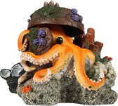 Aqua Della Verdwaalde Octopus - Aquarium - Ornament - 15.5x12.5x11 cm