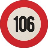 Bierviltjes 106 jaar | Bierviltjes 20 stuks | Bierviltjes verjaardag| Bierviltjes gefeliciteerd