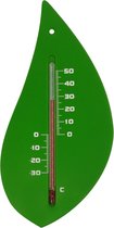 Nature Muurthermometer - Boomblad - Thermometer - Groen