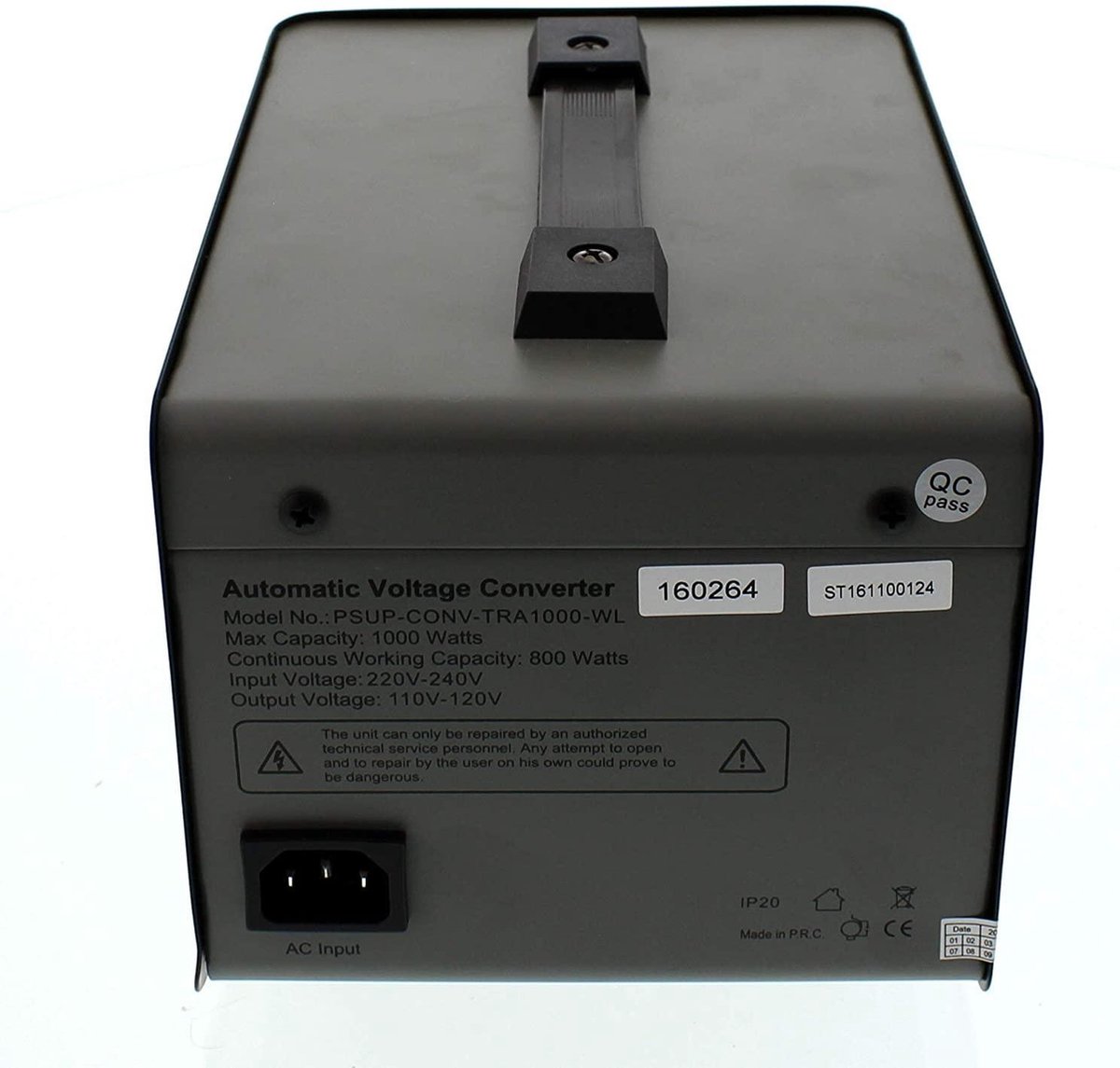 Well Omvormer 1000 VA spanningsomvormer Voltage Converter 220V naar 110V Transformer... bol
