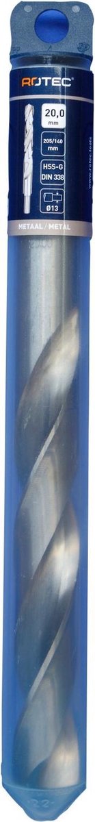 Rotec HSS-G Spiraalboor DIN338 type N  20 mm  1 st.