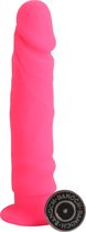 Banoch | Gode silicone rose avec ventouse | 13,6 cm de long | 2,8 cm