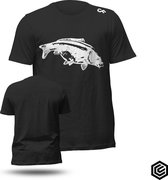 OCC Karpervissen Shirt zwart Maat M