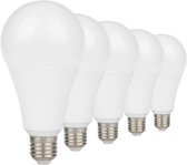 E27 LED lamp 13W A60 220V 230 ° (5 stuks) - Koel wit licht