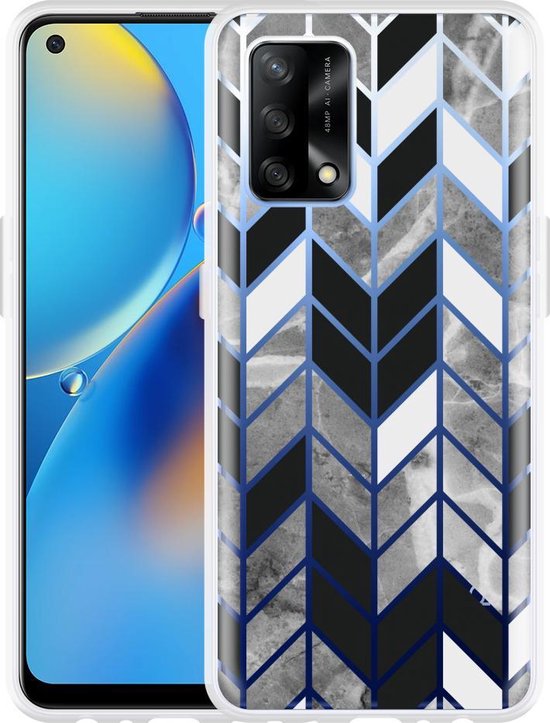 KARTXITAI Cover Compatibile con OPPO A74 4G/Oppo F19 Custodia,Protettiva per Tutto il Corpo Morbida al Tatto,Slim in Silicone TPU con Assorbimento degli Urti e Anti-Graffio - cielo stellato