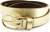 Kidzzbelts Meisjesriem 2138 - Goud - 55 cm