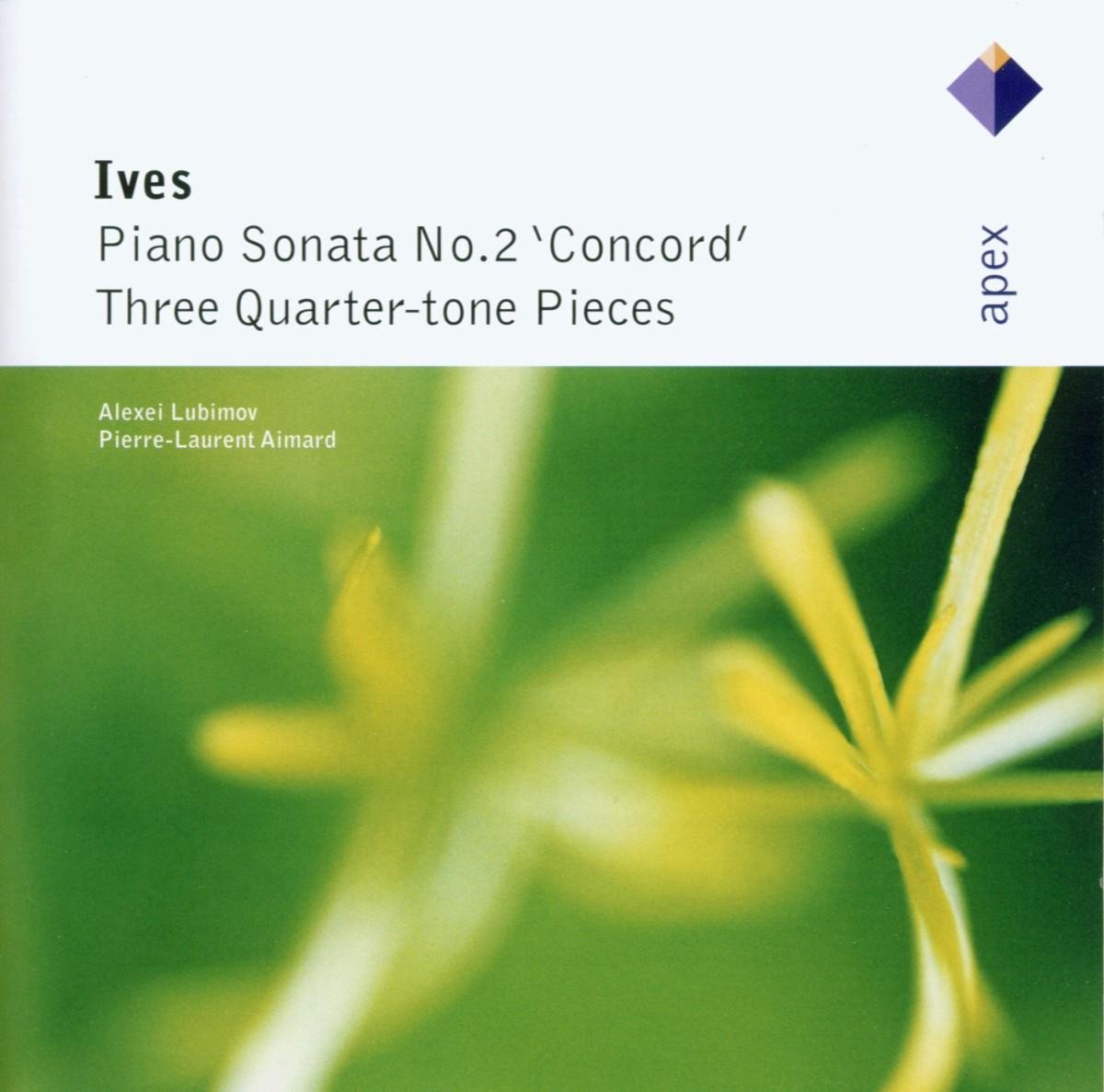 IVes: Pno Sonata No 2 / Three Quarter-Tone Pieces