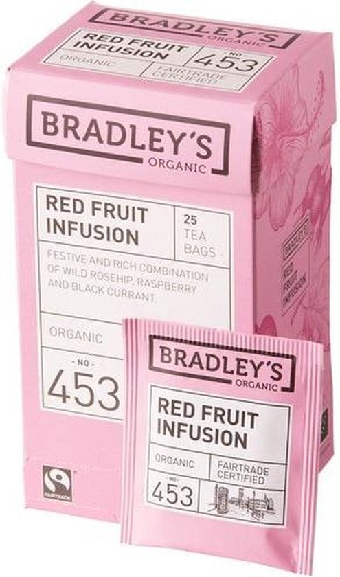 Bradley's thee - Organic - Red Fruit Infusion n.453 - 100 x 2 gram