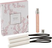 J-Line Doos 3 Geurhanger Sakura Blush Lichtroze Set van 2 stuks