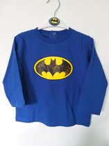 Batman longsleeve- blauw - maat 80-86