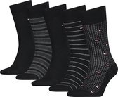 Tommy Hilfiger Fine Stripe Tin Giftbox 5-pack Heren Sokken - Maat 39-42